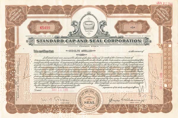 Standard Cap and Seal Corporation